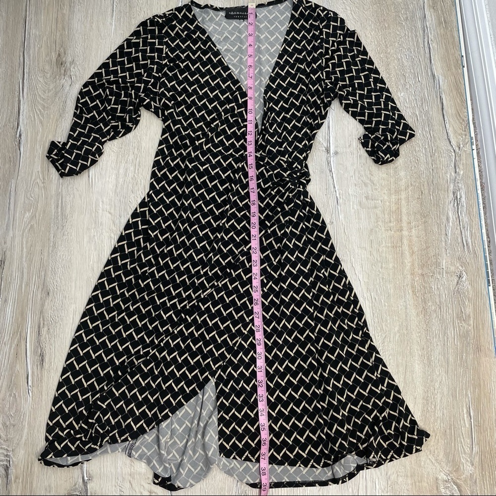 Connected Apparel Wrap Dress - Picture 2 of 10